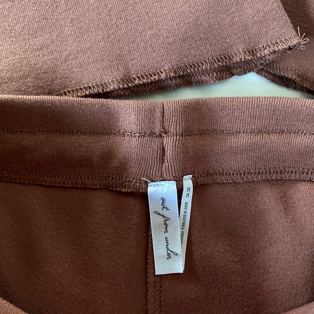 Urban Outfitters Low Rise Flare Wide Leg Lounge Yoga Active Pant L Sleek Fitted - Picture 12 of 13